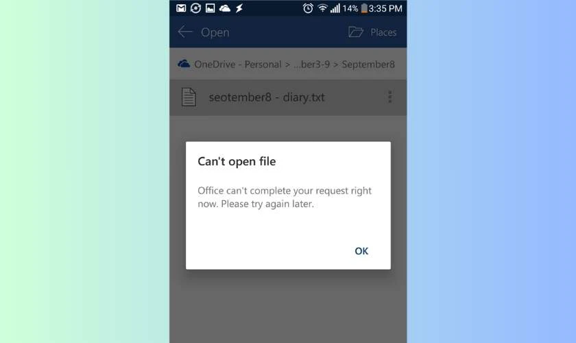 Tại sao kh&ocirc;ng mở được file Word tr&ecirc;n điện thoại