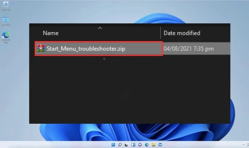 Chạy trình gỡ rối Windows khi không mở được Start Menu Win 11