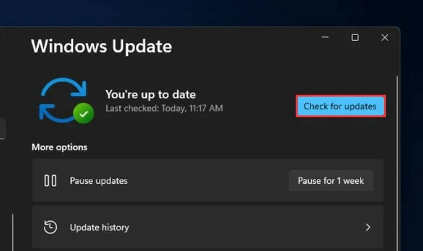 Cách khắc phục không mở được Start Menu Win 11 mới