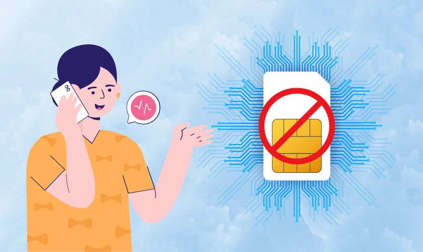 Mã OTP không gửi về điện thoại do SIM bị khoá