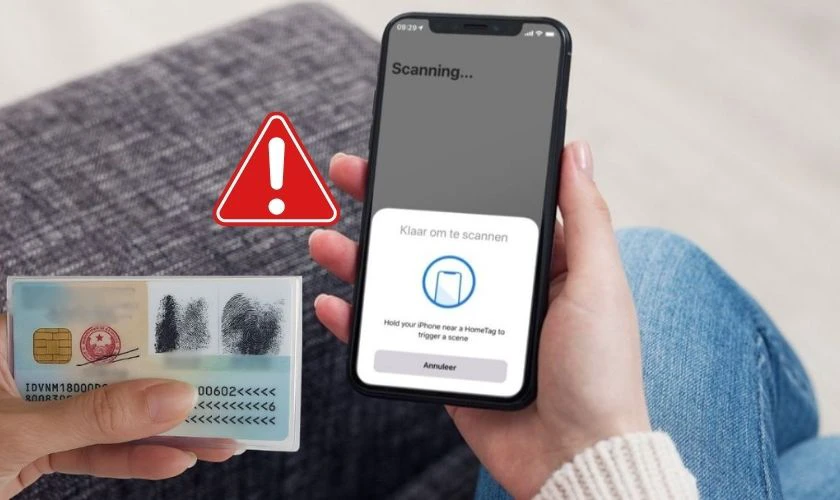 Nguyên nhân không quét được NFC trên CCCD?