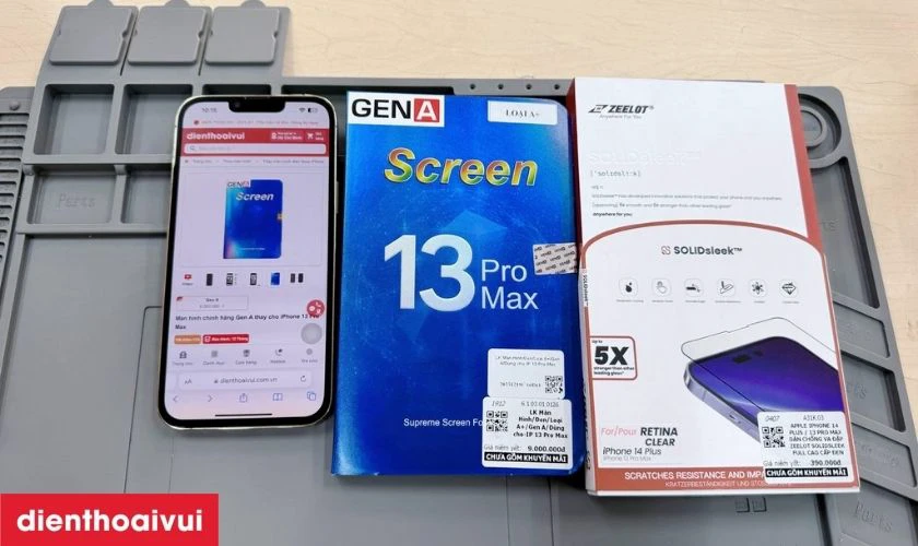Màn hình GENA loại A+ được chăm chút với độ hoàn thiện cao