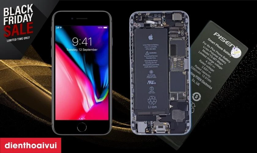 Điện Thoại Vui khuyến m&atilde;i thay pin iPhone giảm 50%