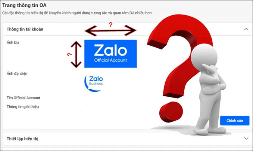 K&iacute;ch thước ảnh b&igrave;a Zalo Fanpage OA l&agrave; bao nhi&ecirc;u?