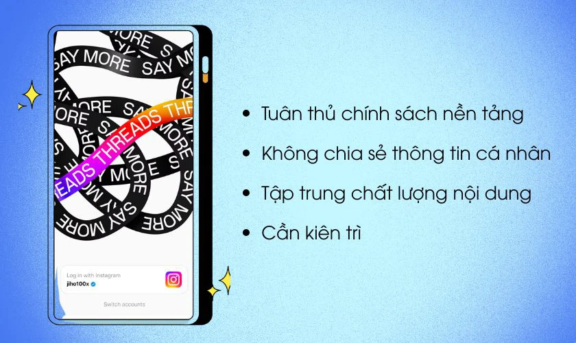 Lưu &yacute; với c&aacute;ch kiếm tiền tr&ecirc;n Threads