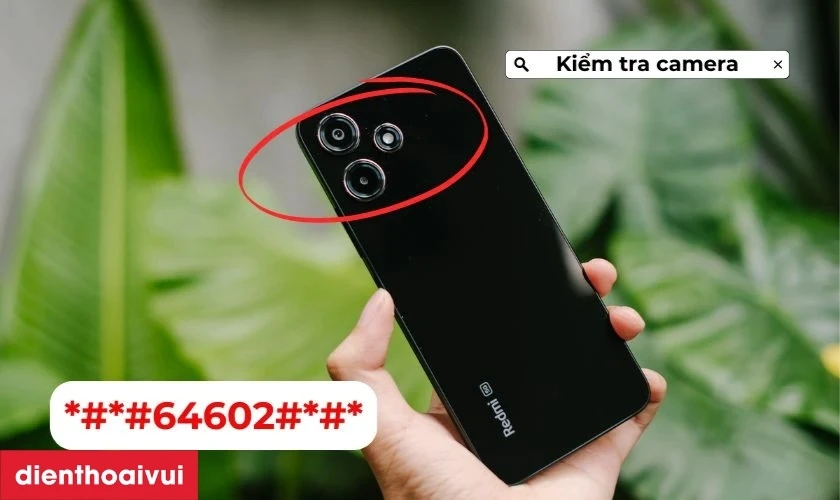 kiểm tra camera bằng m&atilde;