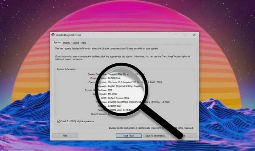 C&aacute;ch kiểm tra cấu h&igrave;nh m&aacute;y t&iacute;nh Win 10, 11 nhanh ch&oacute;ng