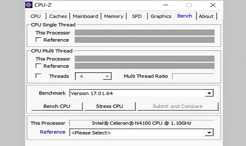 Tab Bench: Kiểm tra hiệu suất CPU khi chạy ở c&aacute;c chế độ kh&aacute;c nhau