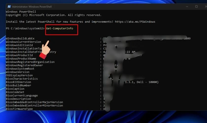 Kiểm tra phần cứng m&aacute;y t&iacute;nh bằng PowerShell