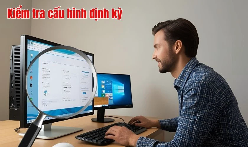 Lưu &yacute; khi kiểm tra cấu h&igrave;nh m&aacute;y t&iacute;nh