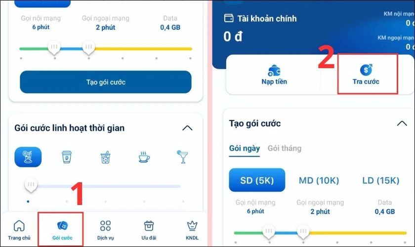 Sử dụng ứng dụng My MobiFone hoặc Website để tra cứu&nbsp;