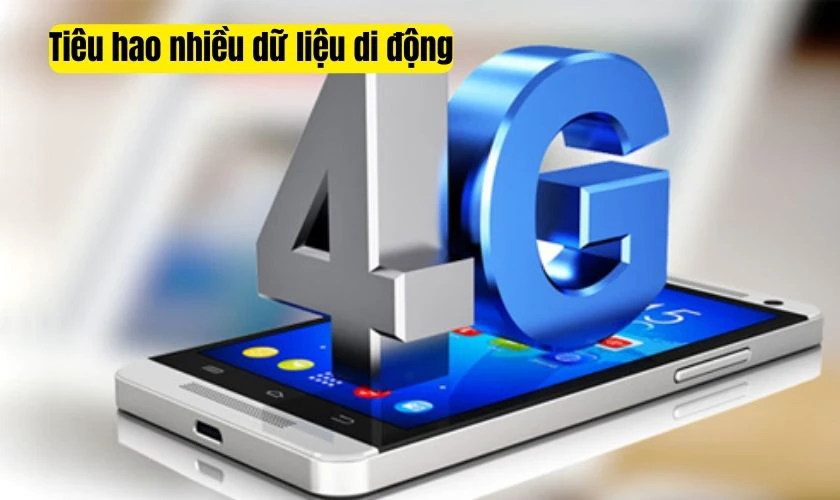 Ti&ecirc;u hao nhiều dữ liệu di động