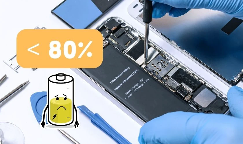 Độ chai pin bao nhi&ecirc;u th&igrave; n&ecirc;n thay pin điện thoại Android?