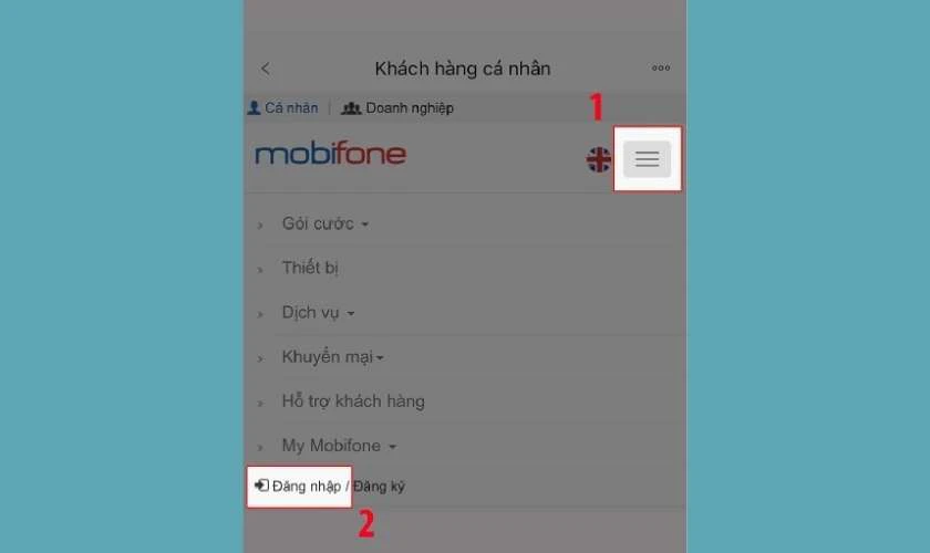 Kiểm tra g&oacute;i cước Data 4G th&ocirc;ng qua website MobiFone