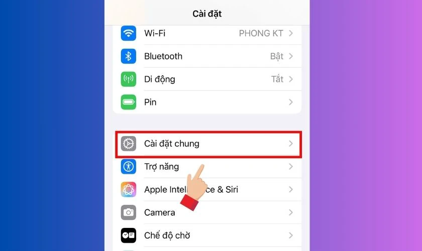 C&aacute;ch kiểm tra dung lượng iPhone trong mục Giới thiệu