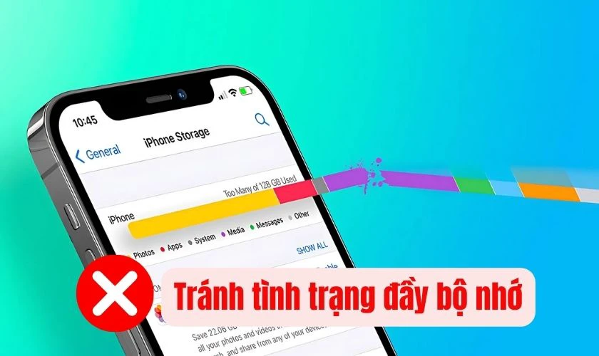 Kiểm tra dung lượng iPhone để l&agrave;m g&igrave;?