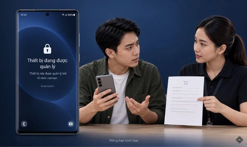 Kiểm tra dấu hiệu Samsung bị khóa Knox Guard