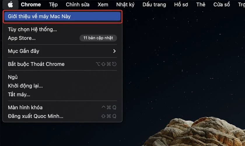Kiểm tra số lần sạc MacBook