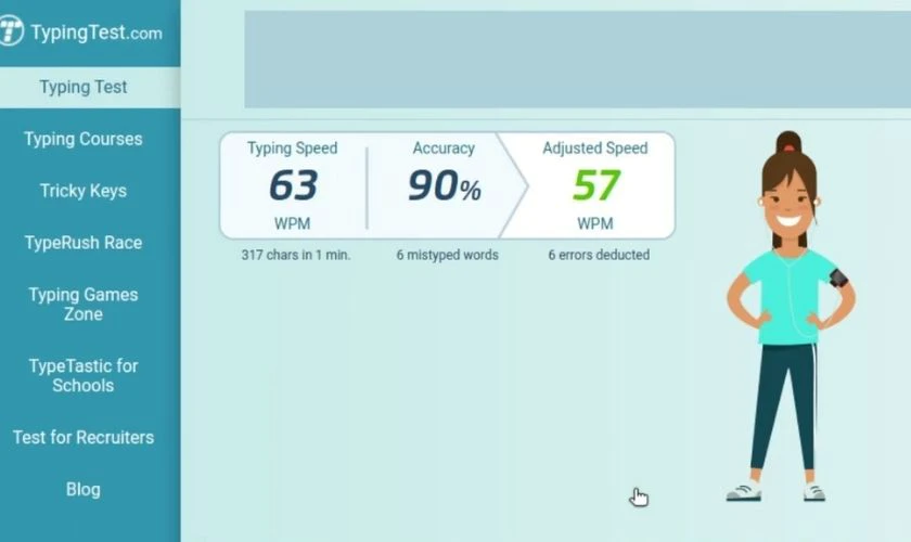 TestMy TypingSpeed.in - Phần mềm kiểm tra tốc độ đ&aacute;nh m&aacute;y trực tuyến