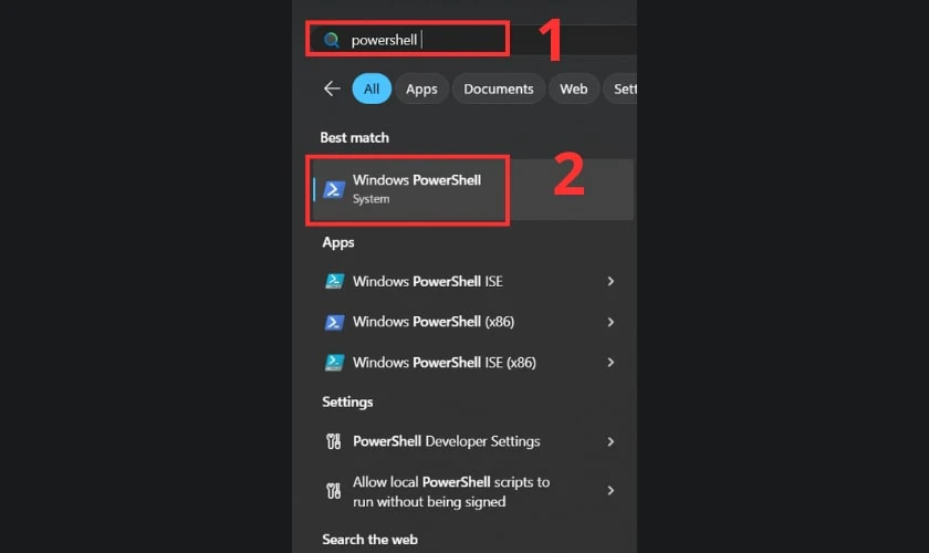 C&aacute;ch kiểm tra cường độ t&iacute;n hiệu Wifi bằng PowerShell