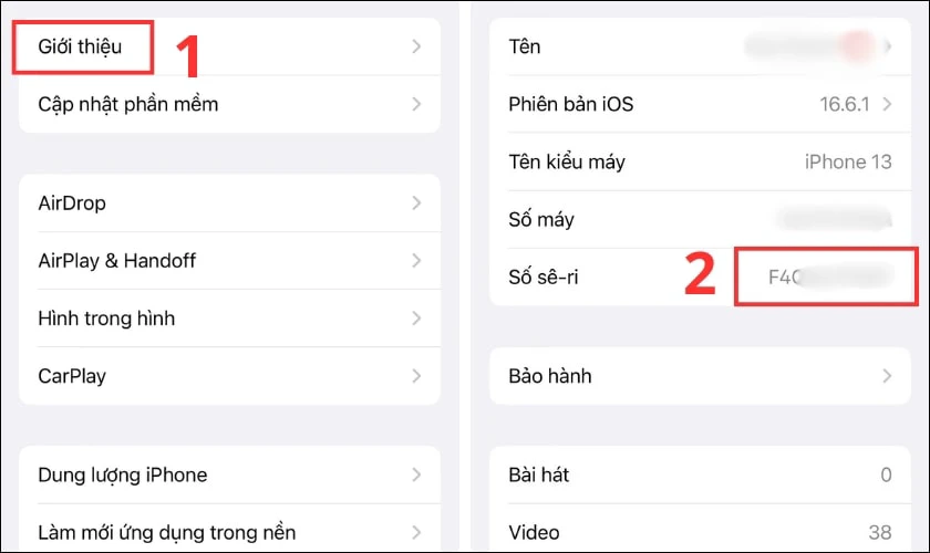 Sao ch&eacute;p số seri để kiểm tra xuất xứ iPhone