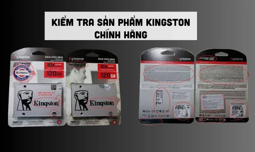 Cách kiểm tra sản phẩm Kingston chính hãng