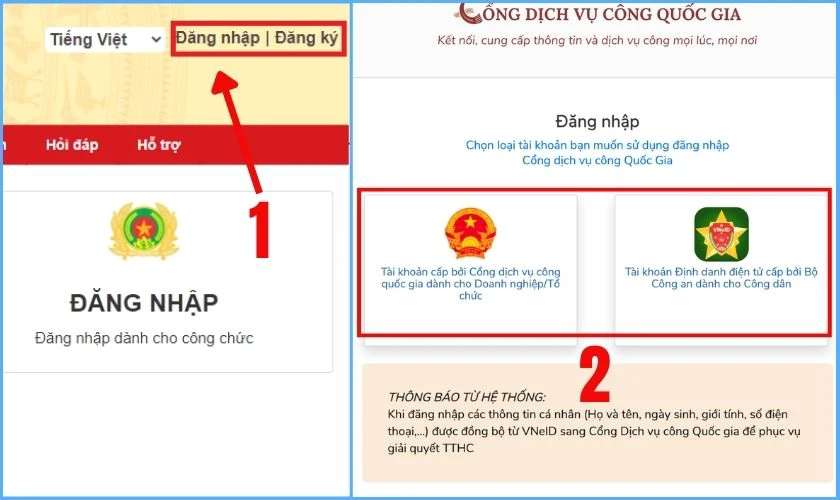 L&agrave;m hộ chiếu Online qua Cổng dịch vụ c&ocirc;ng Bộ C&ocirc;ng an