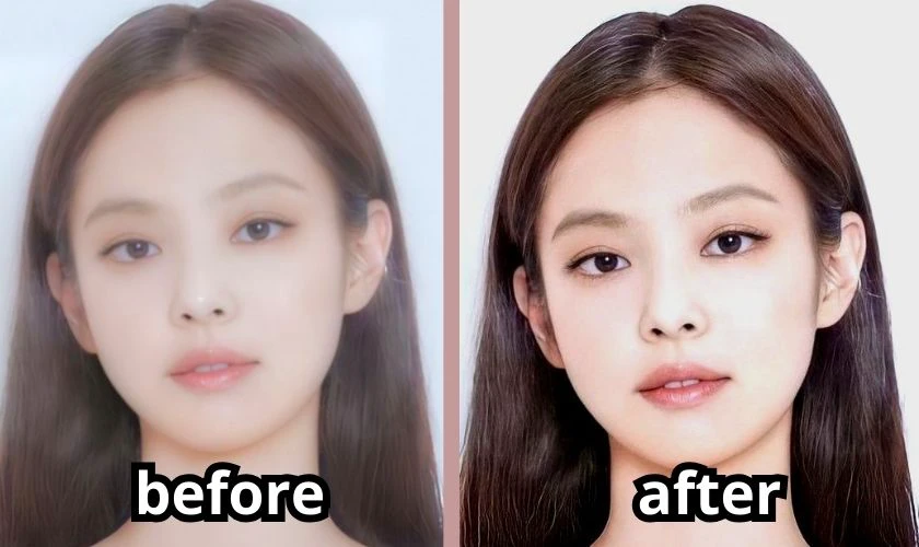 Kết quả làm nét ảnh bằng Raw.pics.io