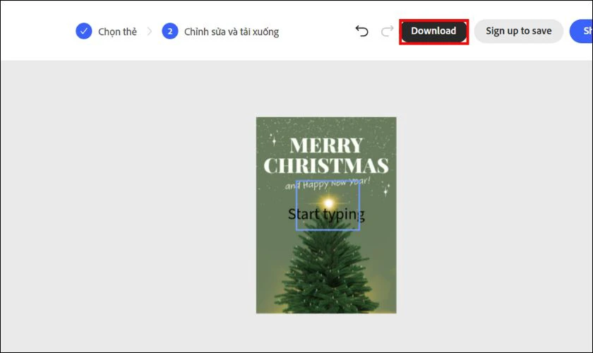 Sau khi chỉnh sửa hoàn tất, bạn nhấn chọn Download