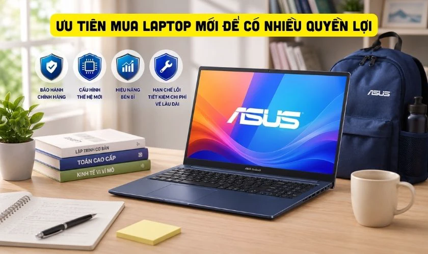 Laptop ASUS giá rẻ cho sinh viên: Nên mua hàng cũ hay mới?