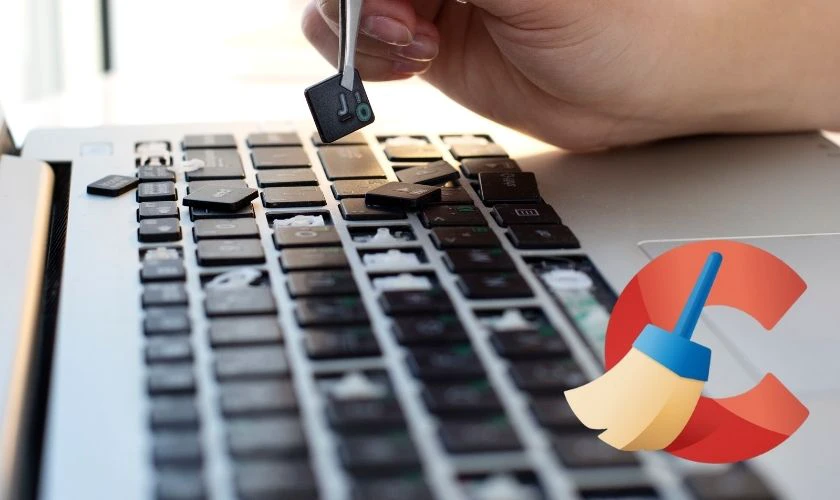 Vệ sinh lại bàn phím laptop khi bàn phím bị kẹt nút