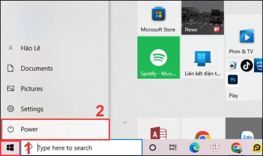 Thử khởi động lại máy tính khi bàn phím laptop bị kẹt hoặc liệt phím