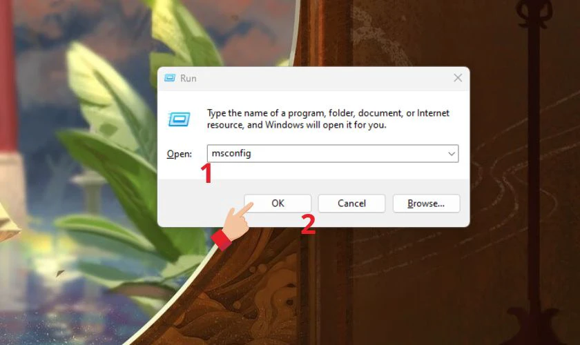 Bạn nhấn tổ hợp phím Windows + R để mở nhanh hộp thoại RUN