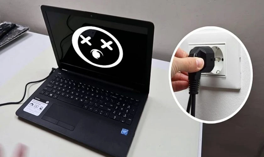 Cần l&agrave;m g&igrave; để kiểm tra laptop bị sập nguồn khi cắm sạc?