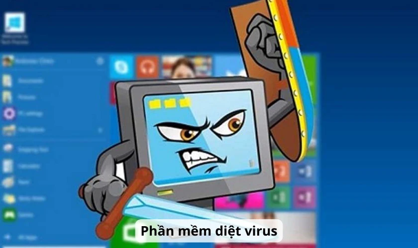 Sử dụng phần mềm diệt virus để loại bỏ các mối đe dọa