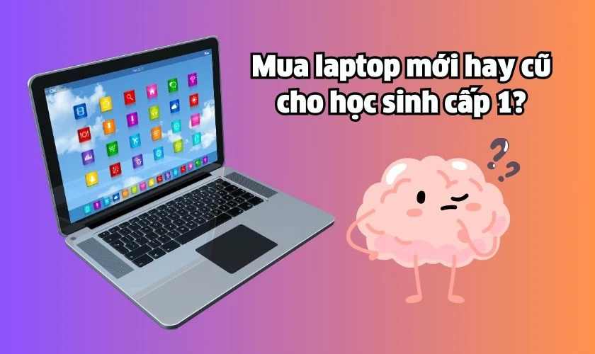 Mua laptop mới hay laptop cũ cho học sinh cấp 1?
