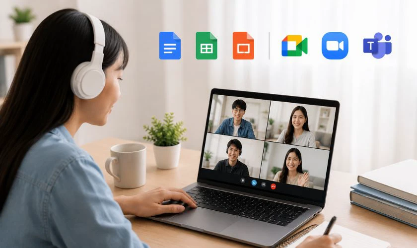 Phù hợp cho học online và ứng dụng văn phòng