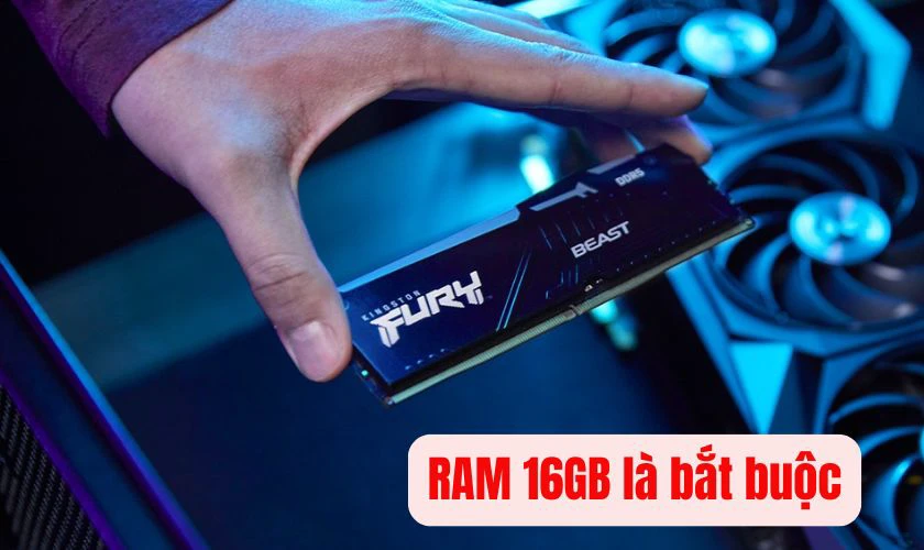 RAM 16GB hiện là mức dung lượng phù hợp cho sinh viên công nghệ thông tin