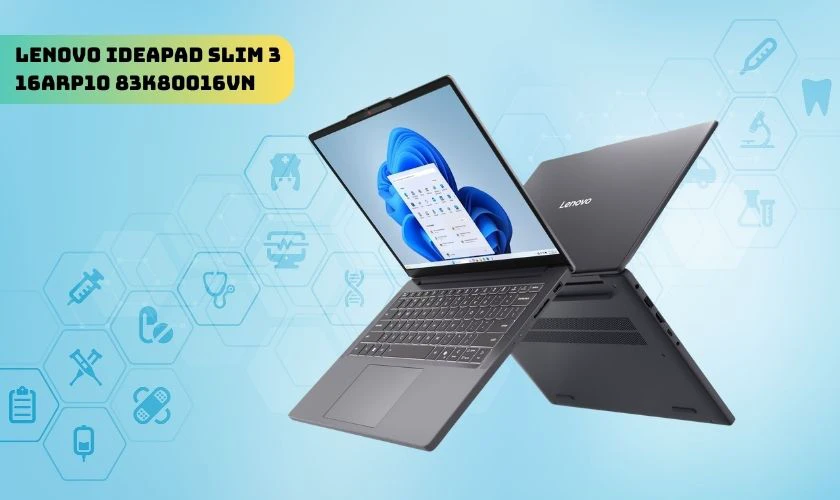 Lenovo IdeaPad Slim 3 mang diện mạo màu xám thanh lịch, nắp nhôm bền bỉ