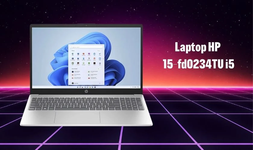 Laptop HP 15-fd0234TU i5 với giá khoảng 14.490.000đ
