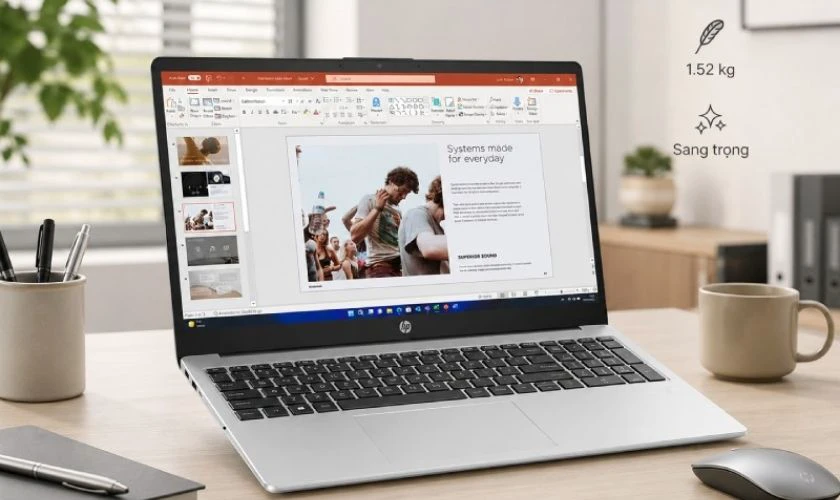 HP 250 G10 B73TQAT sở hữu cấu hình cân bằng giữa hiệu năng và giá thành