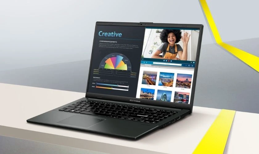 ASUS Vivobook Go 15 OLED E1504FA với màn hình OLED chất lượng cao