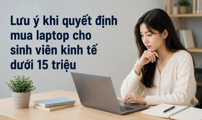 Lưu ý khi quyết định mua laptop cho sinh viên kinh tế dưới 15 triệu