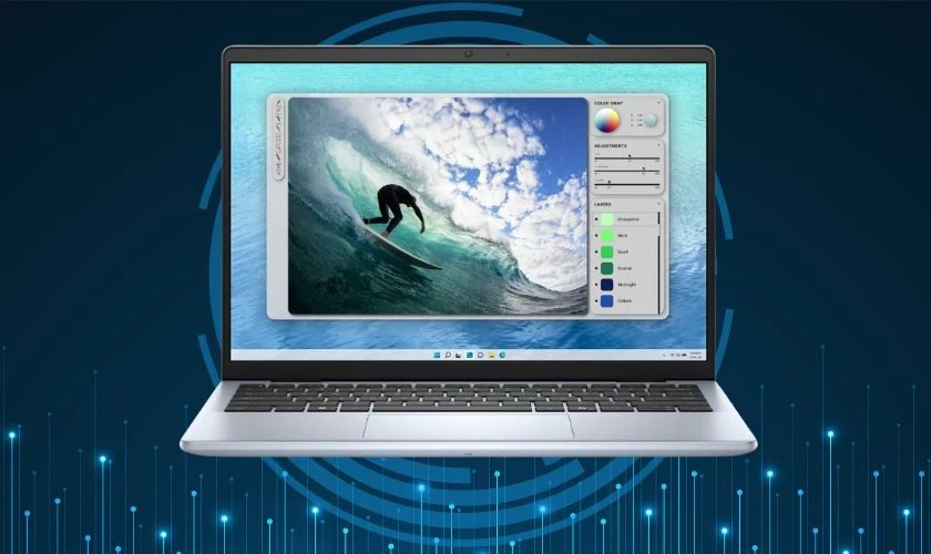 Dell Inspiron 14 5440 sở hữu thiết kế bền bỉ cùng hiệu năng ổn định