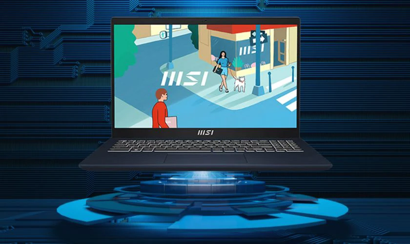 MSI Modern 15H B13M sở hữu bộ vi xử lý Intel Core i5 dòng H