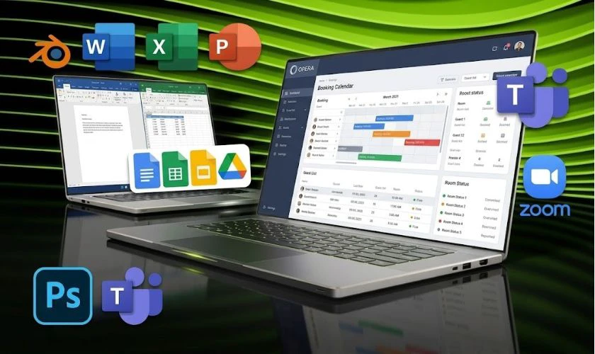 Phần mềm cần có trên laptop cho sinh viên Quản trị khách sạn