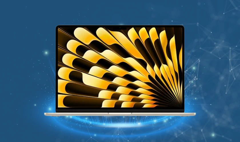 MacBook Air M4 15 inch mang đến không gian hiển thị rộng rãi