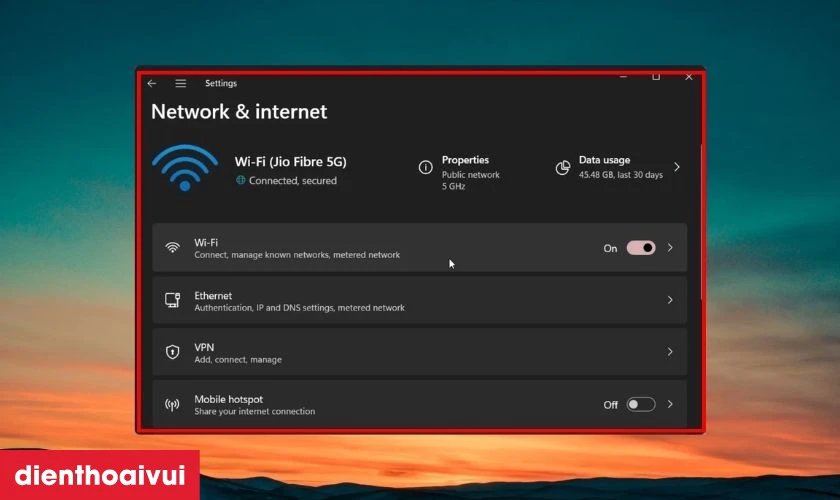 Kiểm tra c&aacute;c cổng kết nối, Wi-Fi, Bluetooth