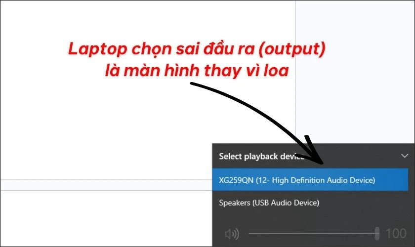 Nguyên nhân laptop Dell không phát âm thanh