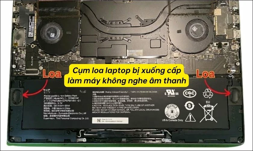 Cáp hoặc cụm loa Dell bị lỗi